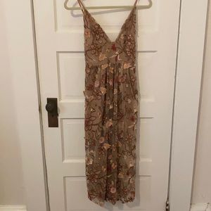 ForLove&Lemons Floral Embellished Dress